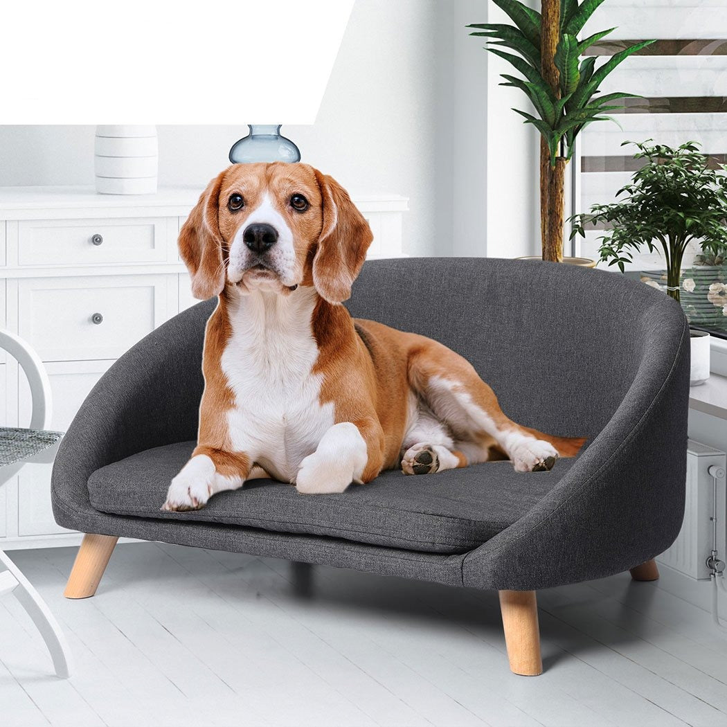 20D Sponge padding Luxury Pet Beds Couch Sleeper Soft Grey