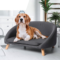 20D Sponge padding Luxury Pet Beds Couch Sleeper Soft Grey