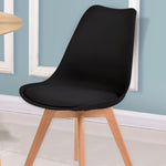 2x PU Leather Dining Chairs