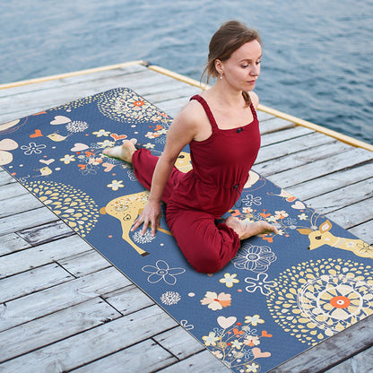 Dual Layer Eco Friendly Exercise Fitness Yoga Mat Type 3