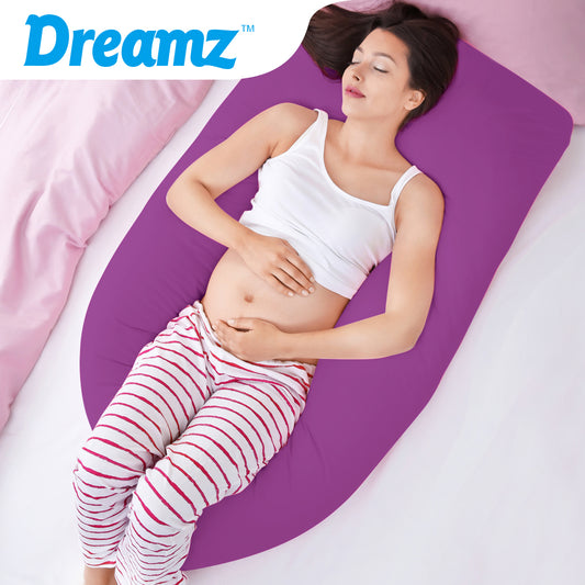 Maternity Pregnancy Pillow Cases Purple