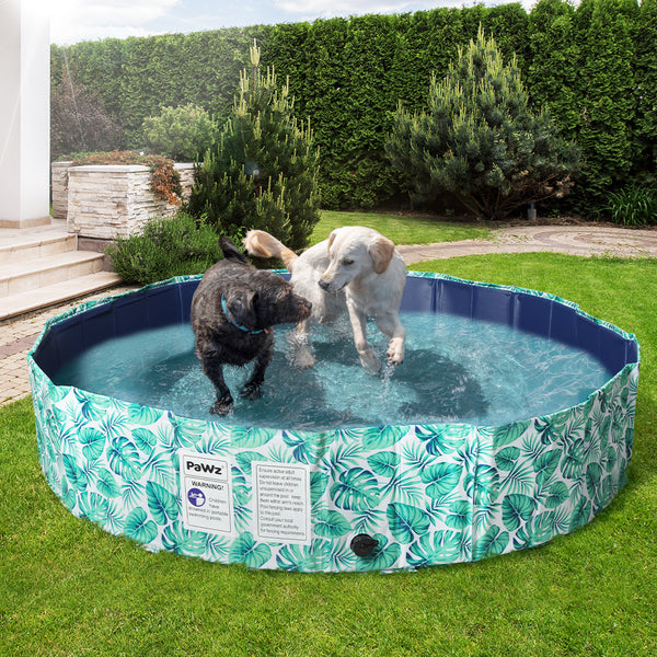  160cm Portable Pet Swimming Pool Kids Dog Washing Bathtub Outdoor Foldable