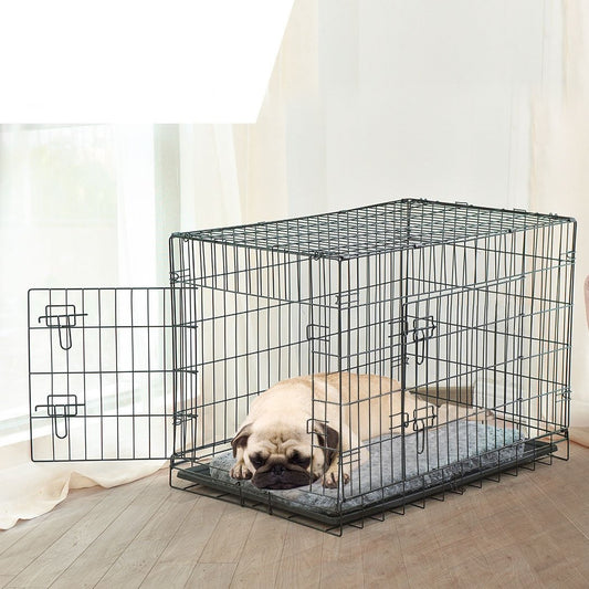 Double door Pet Dog Metal Playpen 36"