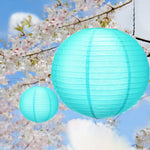 Paper Lanterns Sky Blue Colour