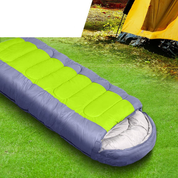  Lightweight and durable Outdoor Camping Single Sleeping Bag-Grey