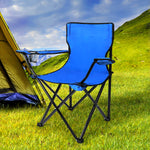 Portable Folding Camping Chairs-Blue