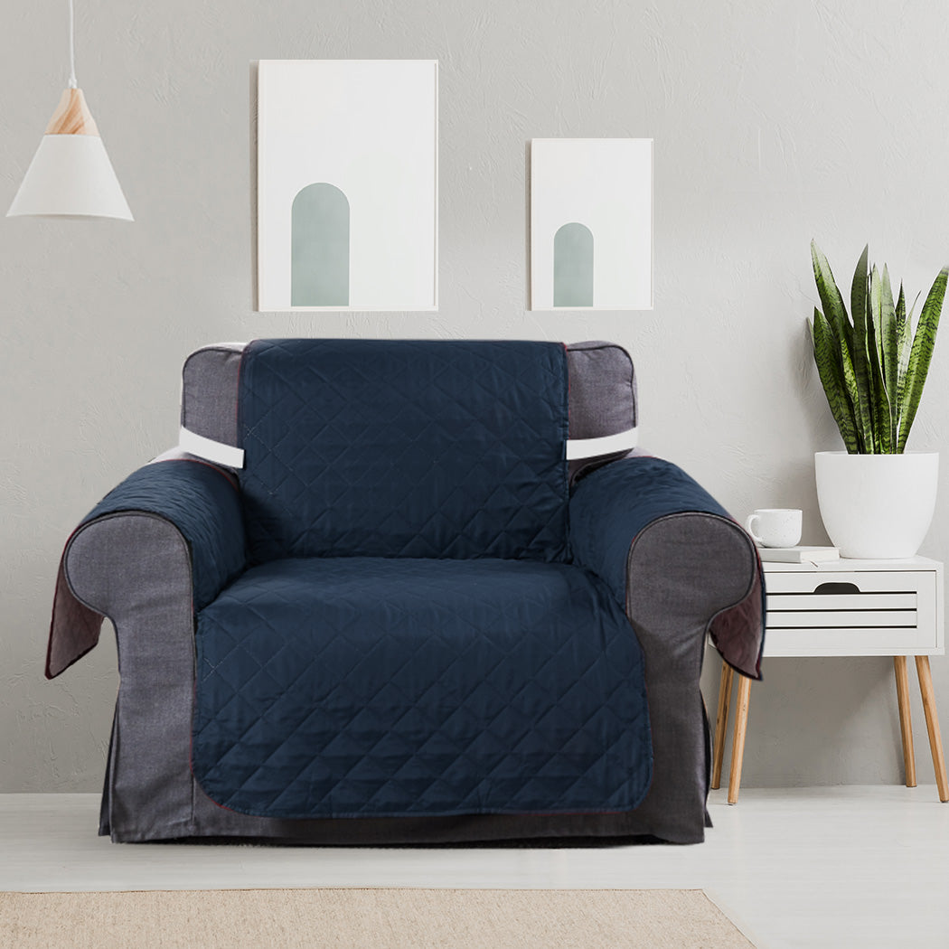 Sofa Cover Couch Lounge Protector Quilted Slipcovers Waterproof Teal 173cm x 200cm