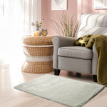 Designer Soft Shag Shaggy Floor Confetti Rug Carpet Home Decor 80x120cm Cream