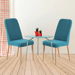 2x Dining Chair Slipcover Green