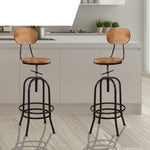 sturdy and well-constructed kitchen Swivel Vintage Barstools