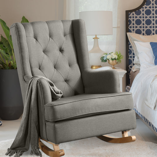 Rocking Armchair for Baby Feeding