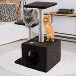 Environmental Friendly 0.6M Cat Scratching Post Tree-Dark Brown