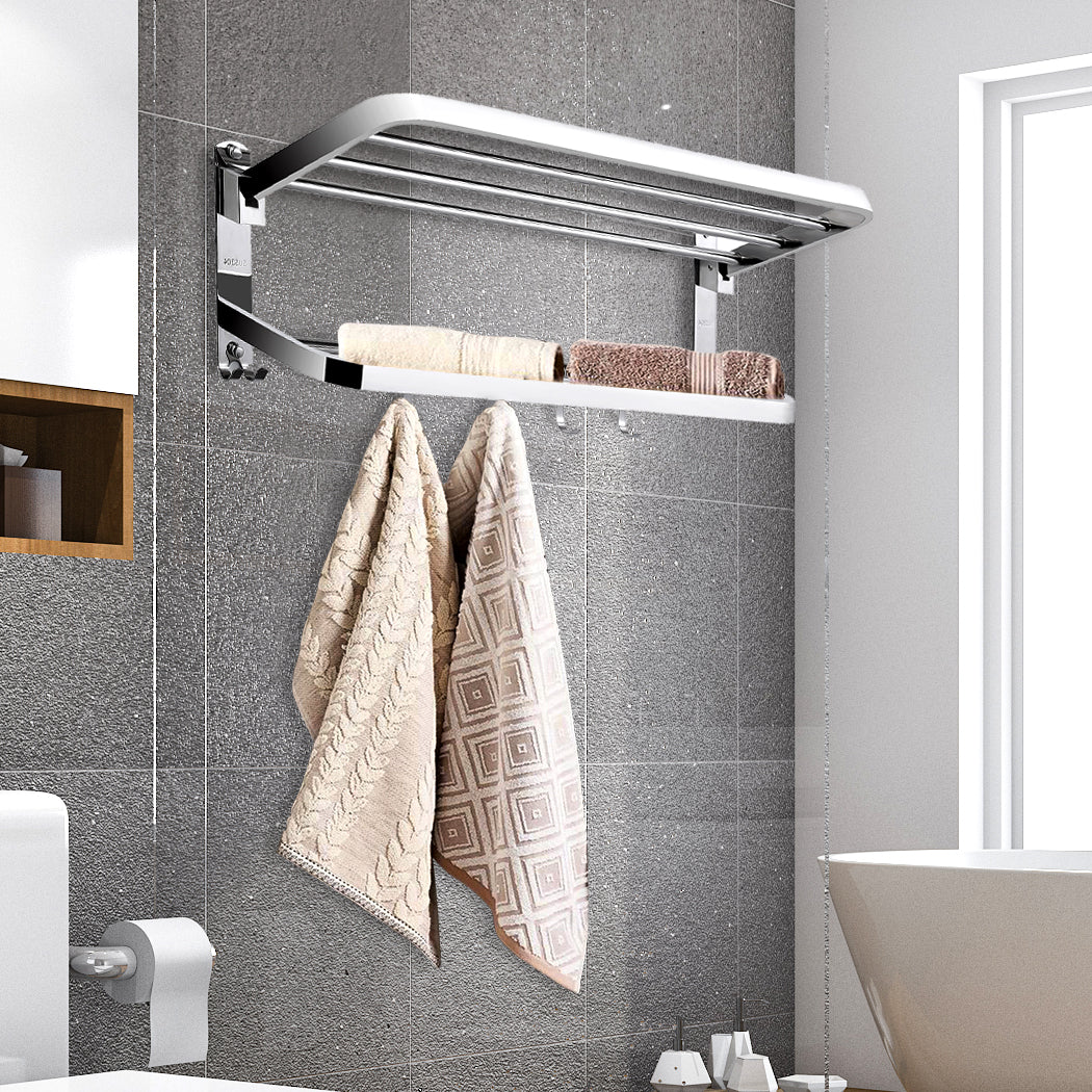 Towel Rail Rack Wall Mounted Bathroom 
