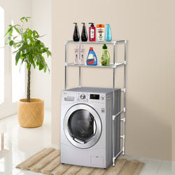 2 Tier Bathroom Laundry Storage Rack