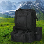 56L Molle Backpack Military Tactical Detachable Camping Outdoor Bag