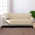 3 Seater Quilted Couch Sofa Cover
