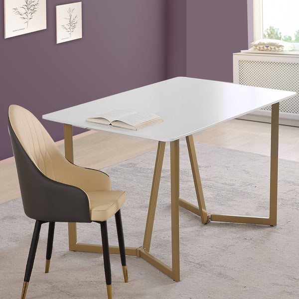  Modern and stylish Generous 4-seater Dining Table-White