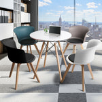 High-quality PU Leather 4Pcs Office Meeting table and Chair Set