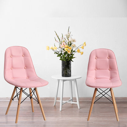 4x PU Leather Dining Chair Office Chairs