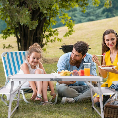 Portable Outdoor Aluminium Foldable Picnic BBQ Desk