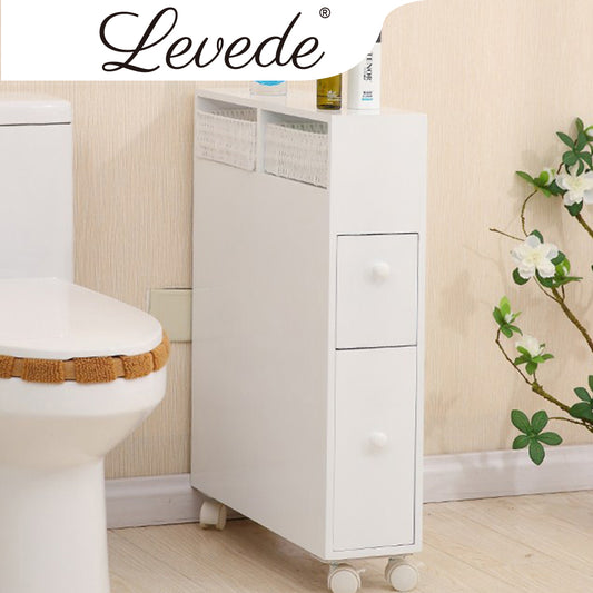 Bathroom Storage Cabinet Tissue Box Holder Basket