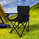 Portable Folding Camping Chairs-Black
