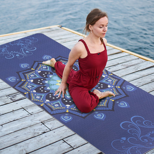 Dual Layer Eco Friendly Exercise Fitness Yoga Mat Type 1