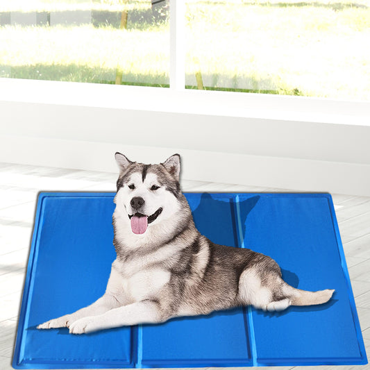 Pet Cooling Mat Gel Mats Bed Cool Pad Puppy Cat Non-Toxic Beds Summer Pads 90x60