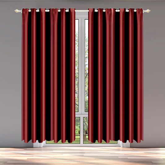 2x Blockout Curtains Panels 240x230cm