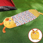 Sleeping Bag Child Pillow Kids Bags Happy Napper Gift Toy Dog Yellow