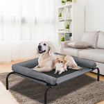 Heavy Duty Pet Bed Bolster Trampoline Dog Puppy Cat Hammock Mesh XL Grey