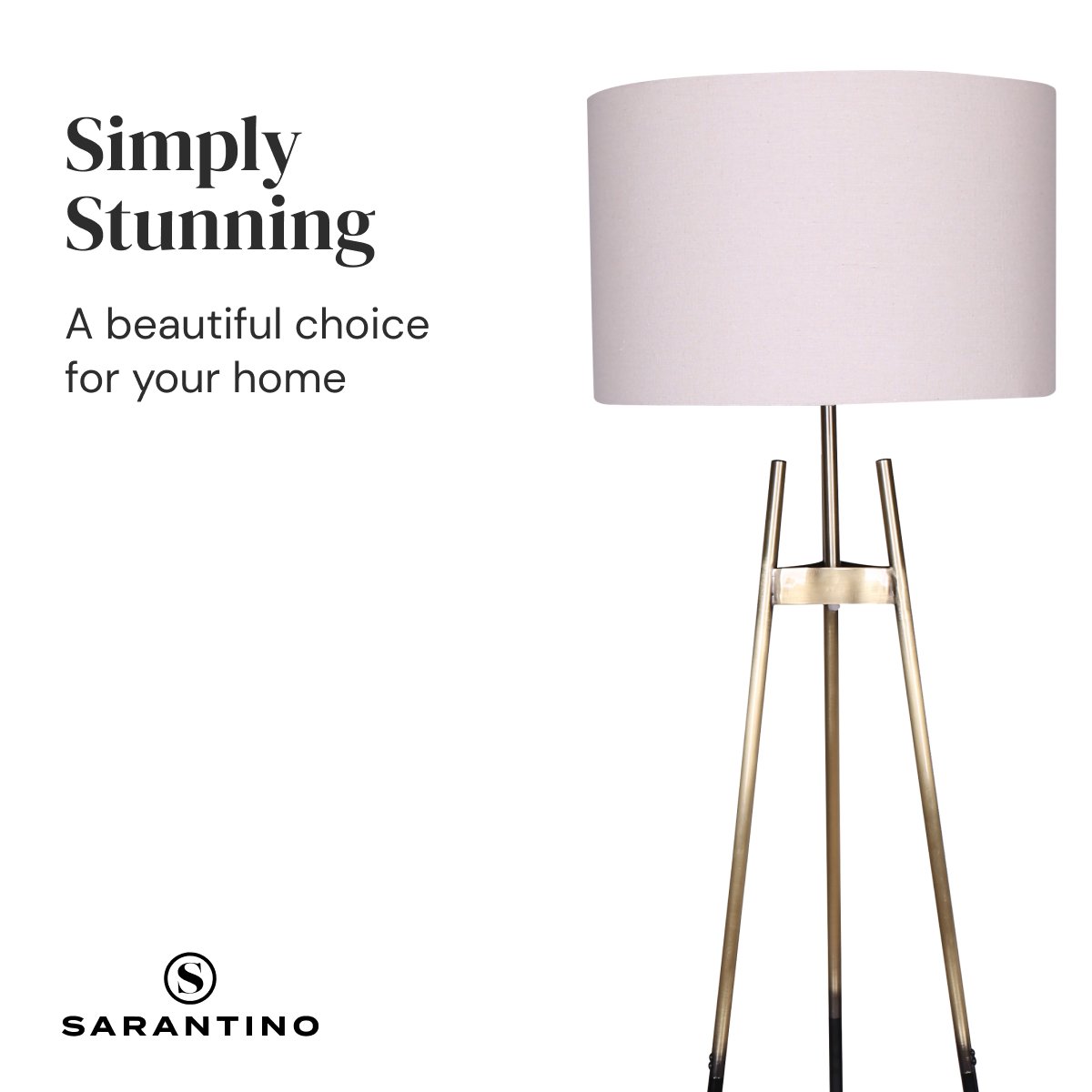 Gradient Tripod Floor Lamp