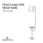 Floor Lamp With Metal End Table