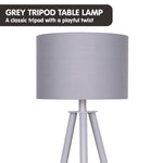 Tripod Desk Lamp In Metal & Wood Nordic Minimalist Light
