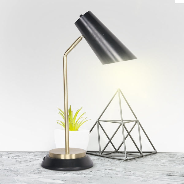  Black/Brass Table Lamp