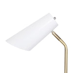 White/Brass Table Lamp