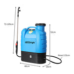 Electric Sprayer Rechargeable Battery Backpack Farm Garden Weed Grass Spray 16L