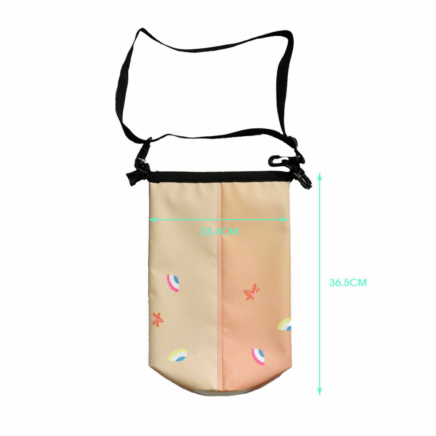4L Dry Carry Bag Waterproof Beach Bag Storage Sack Pouch Boat Kayak Beige