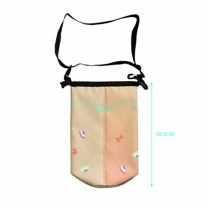 4L Dry Carry Bag Waterproof Beach Bag Storage Sack Pouch Boat Kayak Beige