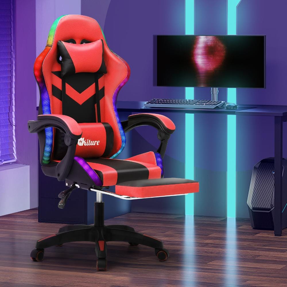 Luxury meets Comfort in the Reclining Massage Gaming Chair Black\Blue\Red\White