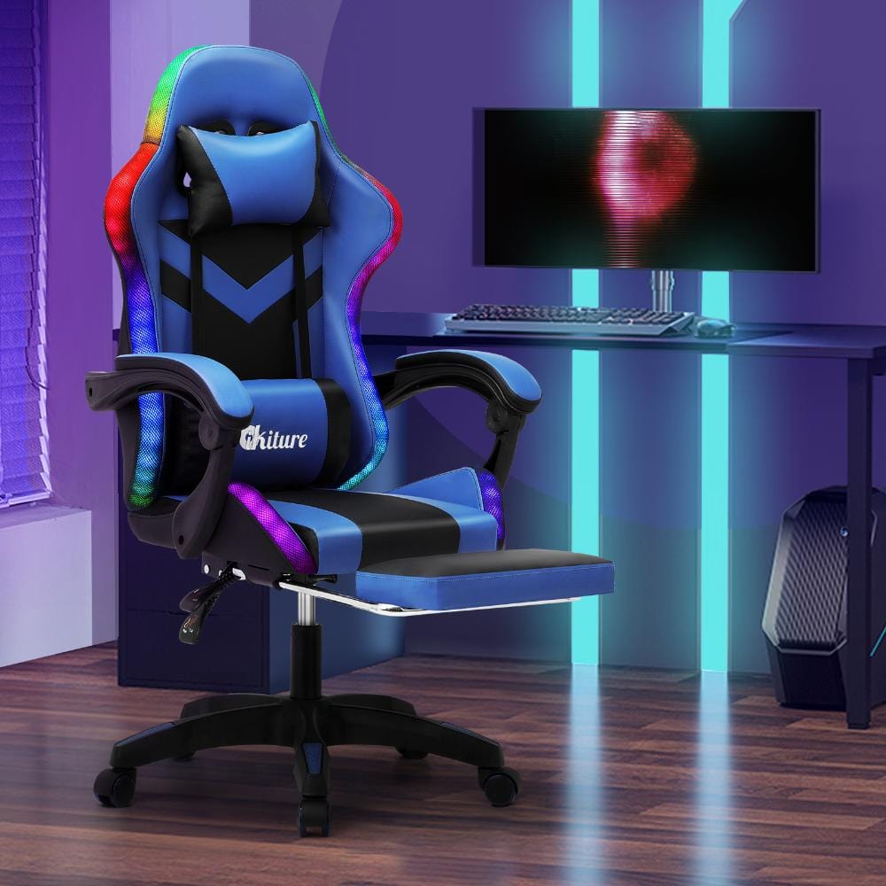 Luxury meets Comfort in the Reclining Massage Gaming Chair Black\Blue\Red\White