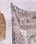 Luxury Rustic Cotton Wool Throw Blanket for Home Decor, Large Picnic Throw Rug
