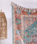 Luxury Rustic Cotton Wool Throw Blanket for Home Decor, Large Picnic Throw Rug