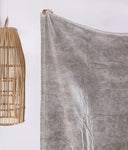 Luxury Rustic Cotton Wool Throw Blanket for Home Decor, Large Picnic Throw Rug