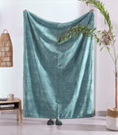 Luxury Rustic Cotton Wool Throw Blanket for Home Decor, Large Picnic Throw Rug