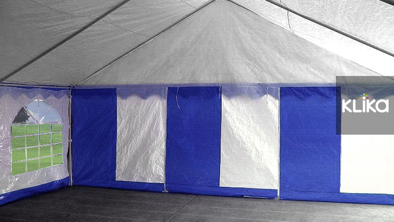 Wallaroo 4x8 Outdoor Event Marquee Tent Blue-White