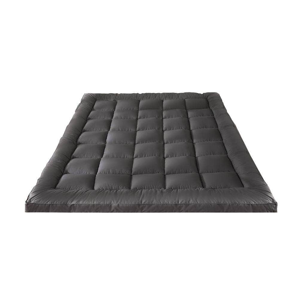 Mattress Protector Queen Bamboo Charcoal Pillowtop Topper Underlay Cover
