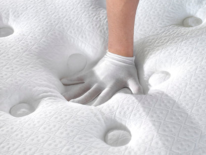 Eurotop Mattress 5 Zone Pocket Spring Latex Foam 34Cm - King Single
