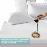 Fully Fitted Waterproof Breathable Bamboo Mattress Protector Double Size