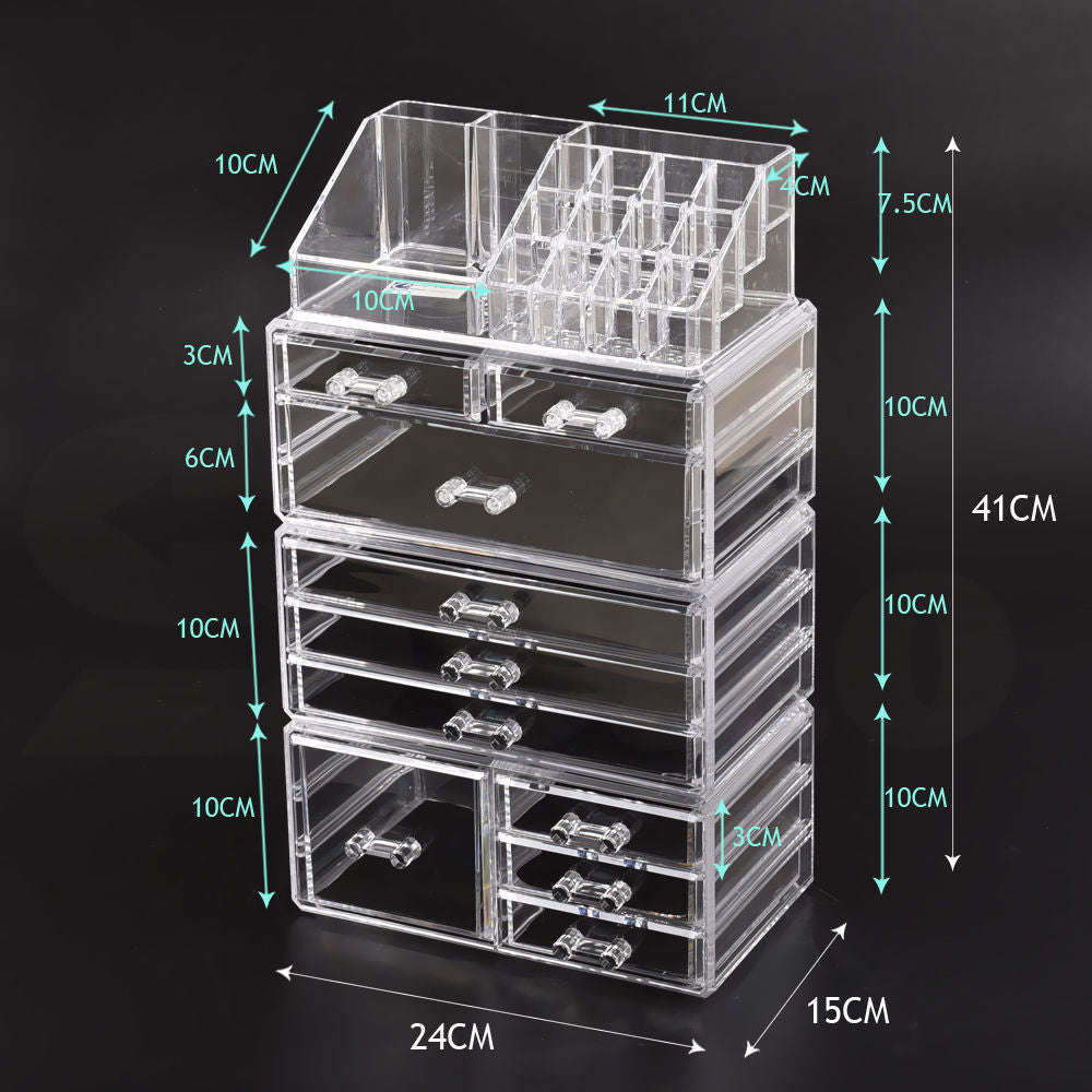 Makeup Organizer Storage Jewellery Box Acrylic